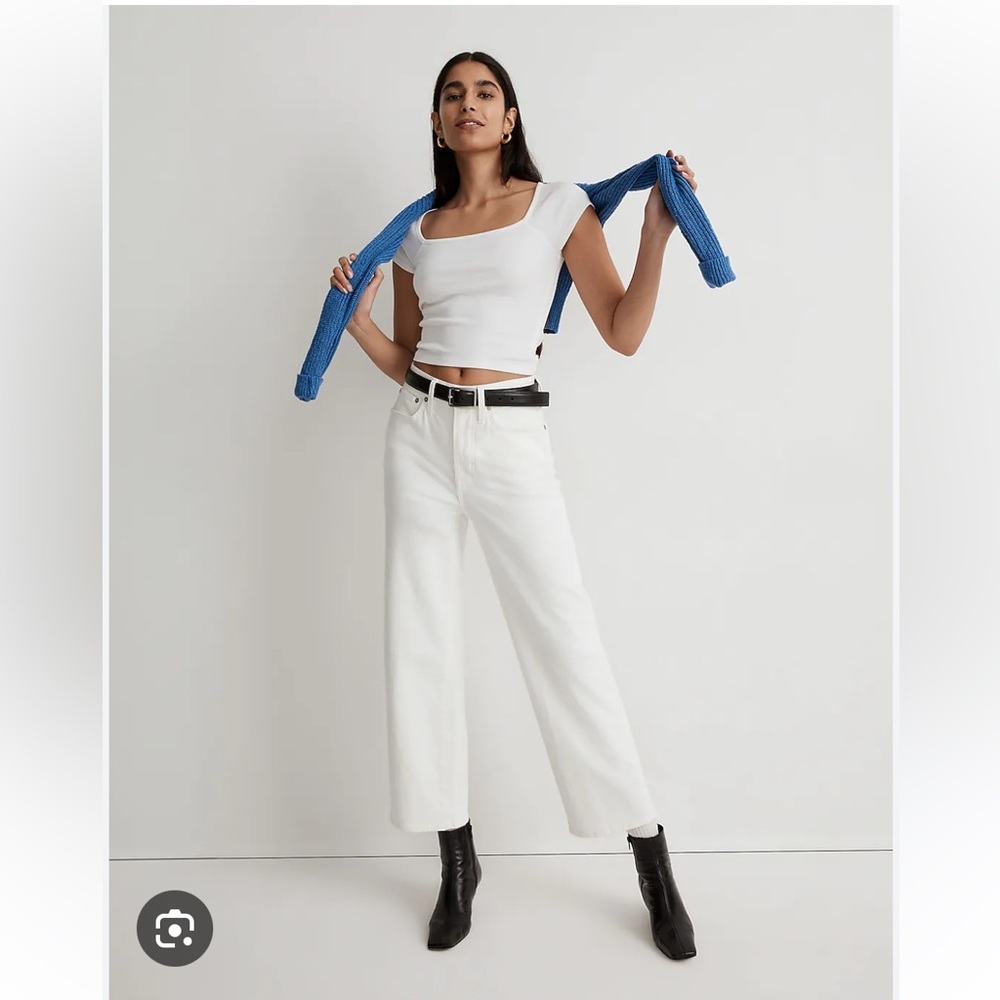 Madewell Perfect Vintage Wide Leg Petite Jeans